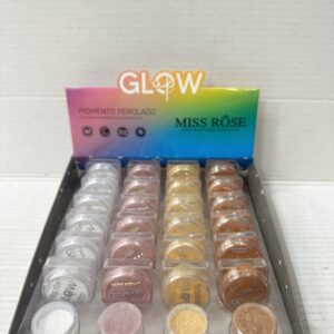 Miss Rose MR081 pigmento perolado c/24 pcs