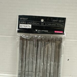 Bellafemme BF10027 lapis universal p/sobrancelha cor: light gray c/12 pcs