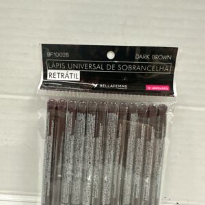 Bellafemme BF10028 lápis universal p/sobrancelha COR: dark brow c/12 pcs