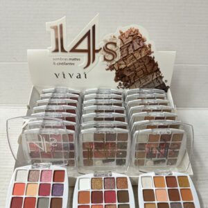 Vivai 4068.1.1
sombras mattes e cintilantes c/24 pcs