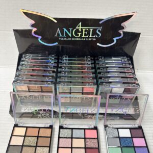 ANGELS  BR1017
paleta de sombrans & glitter C/24pcs