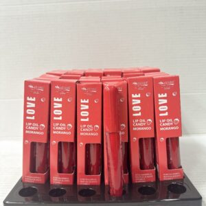 Max love ：cor 600
lip oil candy  morango C/36pcs