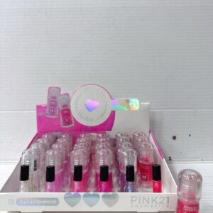pink 21 CS5436 lip gloss shimmer c/24pcs