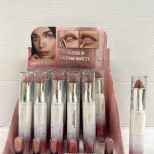 Sarah‘s beauty S6565
lipgloss & batom matte 2x1 c/24 pcs