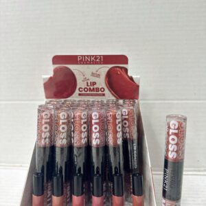 Pink21 CS5351
batom e lipgloss 2x1 c/24 pcs