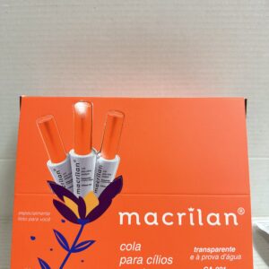 Macrilan CA001
cola p/cilios transparente c/56 pcs