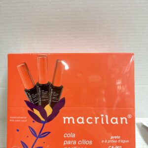 Macrilan CA002
cola p/cilios preta c/56 pcs