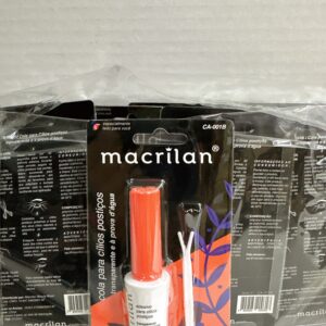Macrilan CA001-B
cola p/cilios （cartela） transparente c/12 pcs