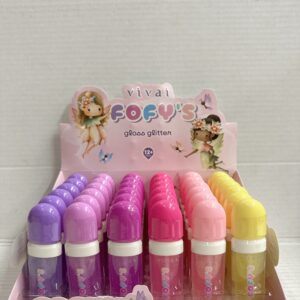 Vivai 3163.1.1 
gloss c/glitter infatil c/36 pcs